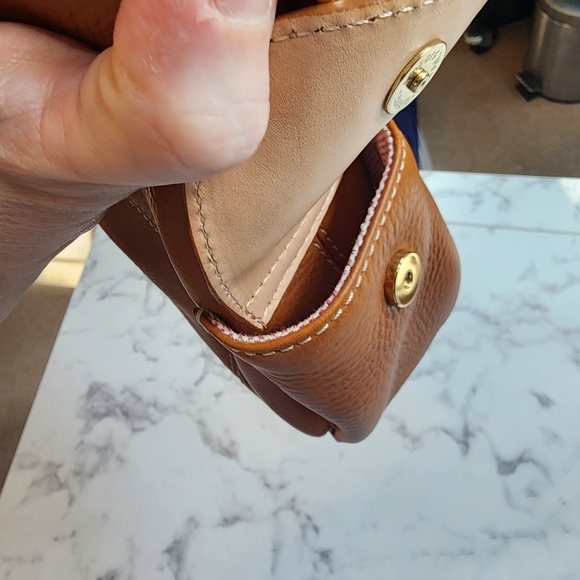 Dooney & Bourke Brown Leather Shoulder Bag - Picture 10 of 13